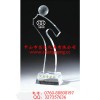 中山公司福利纪念品，社团成立纪念品-妇女节水晶奖杯