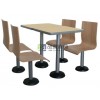 供应快餐桌椅，餐厅椅，食堂桌椅，曲木餐桌椅