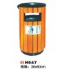 供应H547户外垃圾桶、公园垃圾桶、木制垃圾桶、环卫垃圾桶
