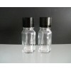 通用 10ml透明玻璃精油瓶 圆柱玻璃精油瓶 配黑色电化铝盖