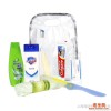 特卖热销 户外旅行便携PVC袋洗漱套装 健康牙刷牙具酒店洗漱用品