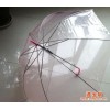 【厂家】透明长杆伞 广告伞 太阳伞雨披 免费设计印刷广告