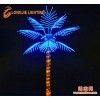 高3米宽2米10片叶，蓝色LED椰子树 海边装饰仿真发光椰子
