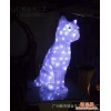 LED动物雕塑系列猫装饰灯、家用装塑料款