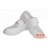 优质pvc、pu皮革（ISO9001认证）的防静电斜拉网眼鞋，四孔鞋
