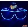 EL发光眼镜，LED发光眼镜，雷朋款发光眼镜，酒吧聚会礼品用