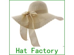 我厂是草帽生产厂家专业大沿帽草帽定做厂家,聚聪帽子厂图1
