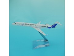 华夏航空金属仿真飞机模型CRJ-900金属仿真航模图1