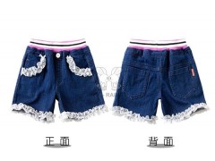 广东质量好的女童牛仔短裤品牌推荐|中大童牛仔裤图1