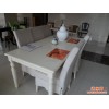 杭州厂家直销白色橡木西餐桌 欧式风格餐桌 高档餐桌 出口餐桌