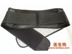 金华热销！2011新款托玛琳自发热护具 电气石橡胶黑皮护腰图1