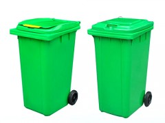 供应不锈钢垃圾桶 厨房垃圾桶 塑料环卫垃圾桶厂家直销图1