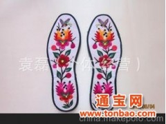 定做出售庆阳手工刺绣鞋垫（陇绣）图1