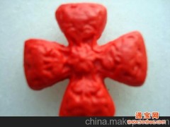 中国红漆雕,朱砂饰品,民族风挂饰图1