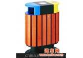 三台小区钢木分类垃圾桶SJ5001厂家批发