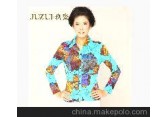 JUZUI专柜正品女装秋款新2011翻领开衫长袖针织休闲衫