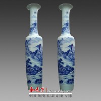 陶瓷花瓶生产厂家 景德镇大花瓶加字定做 工艺礼品摆件装饰品