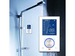 智能电子恒温控制阀淋浴龙头 温度流量调节飞梭淋浴房控制器图1