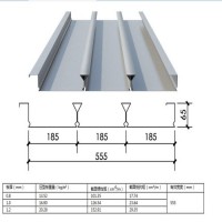 鍍鋅壓型鋼板YX65-185-555閉口樓承板