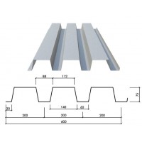 600型壓型鋼板YX75-200-600樓承板