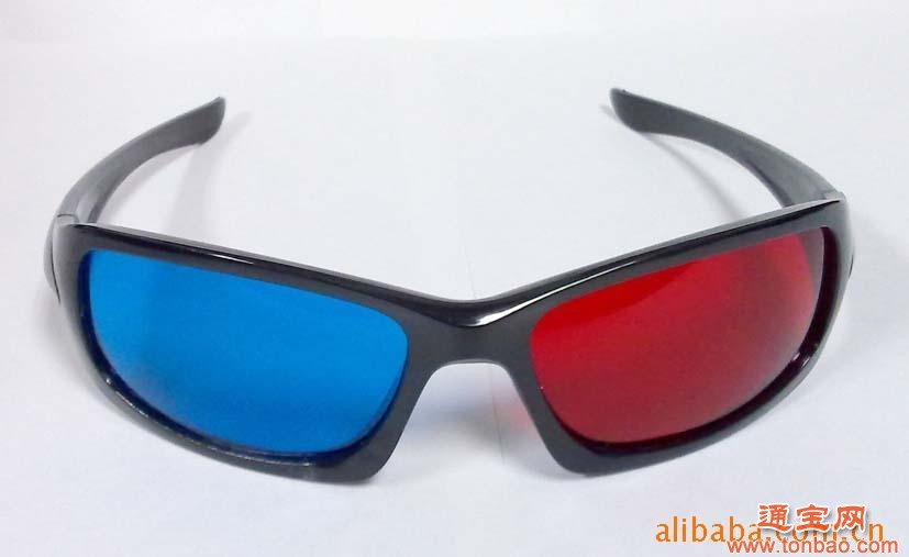 红蓝,圆偏,线偏3d眼镜