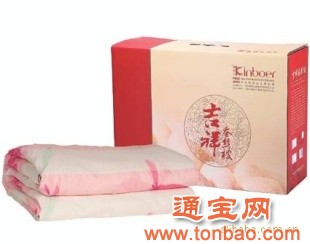 供应全棉双人吉祥蚕丝被/床品礼品/家纺